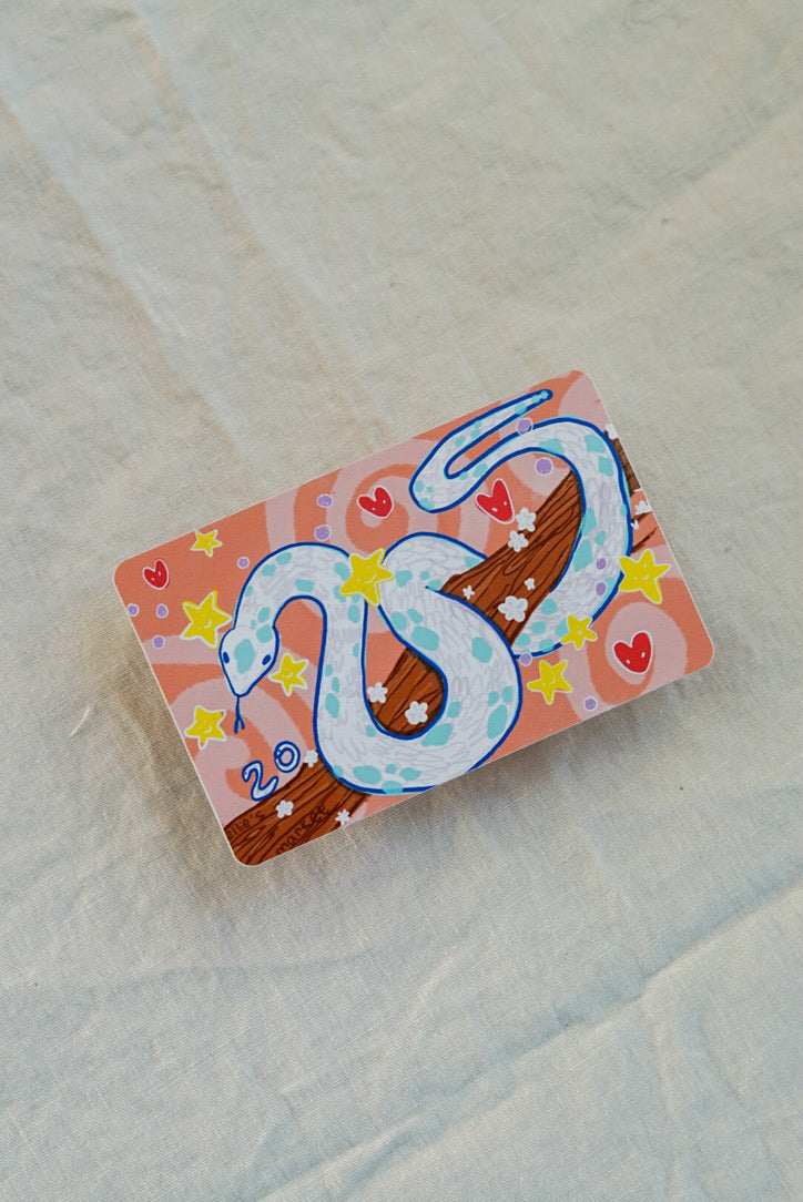 Card Sticker - 2025 SNAKE