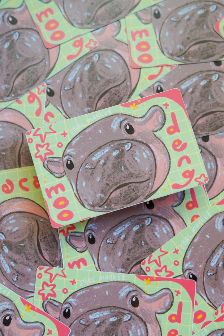 Card Sticker - MOO DENG