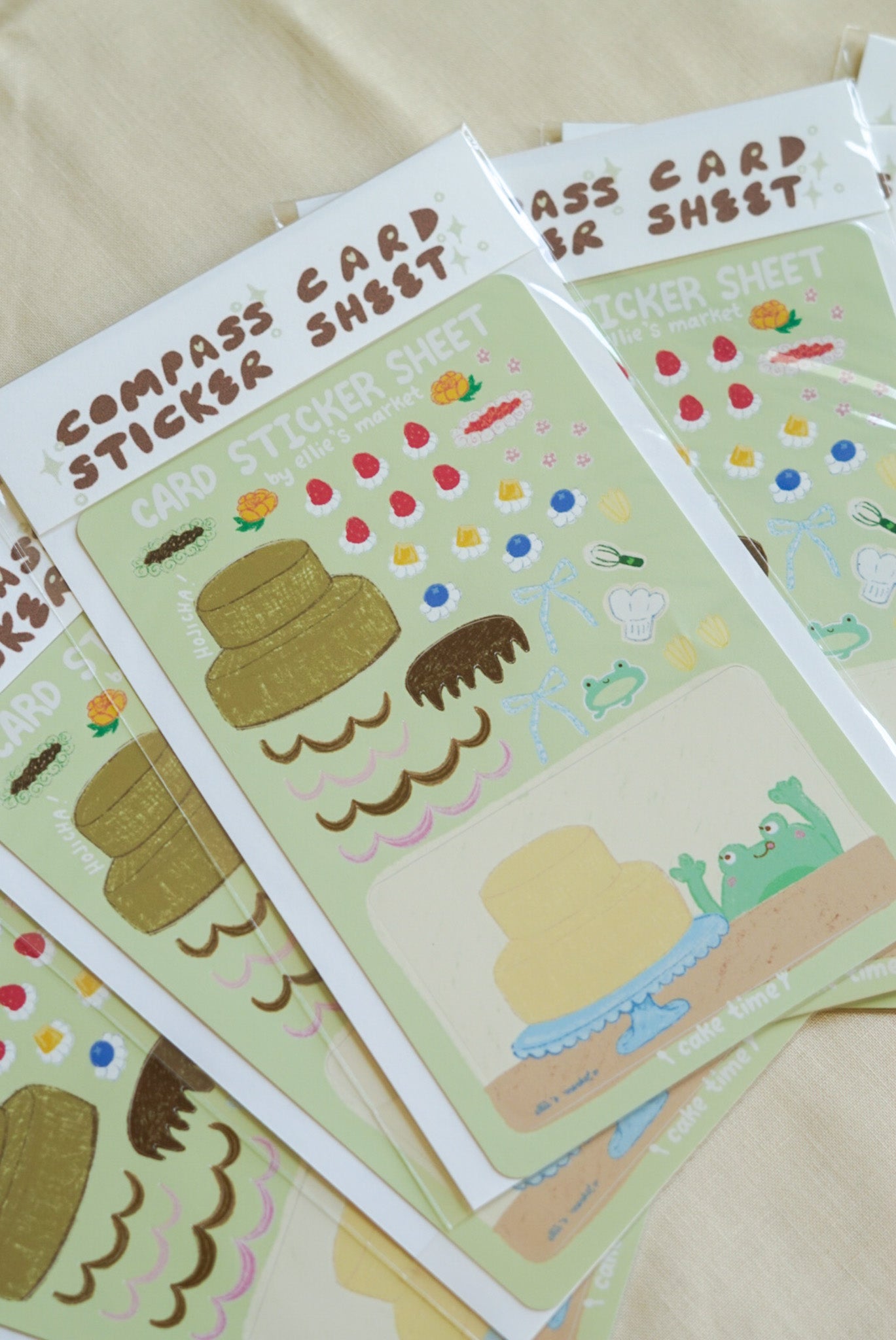 Card DIY Sheet - CAKE TIME