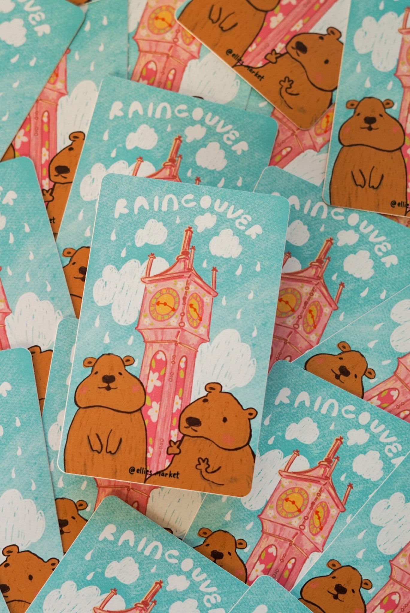 Compass Card Stickers