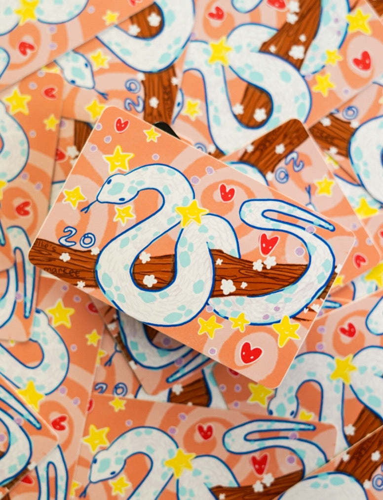 Card Sticker - 2025 SNAKE