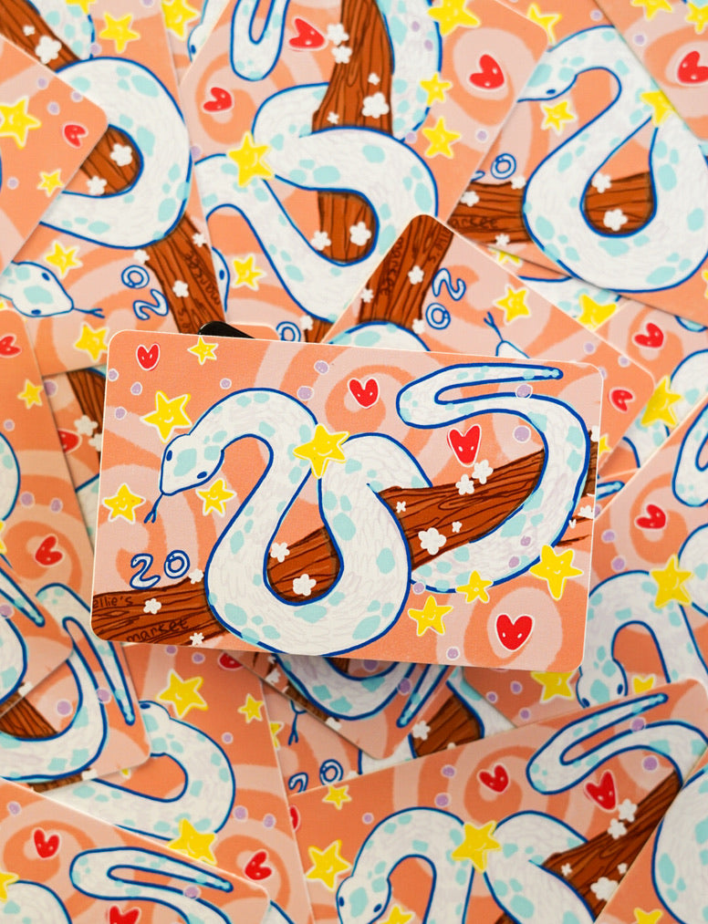 Card Sticker - 2025 SNAKE