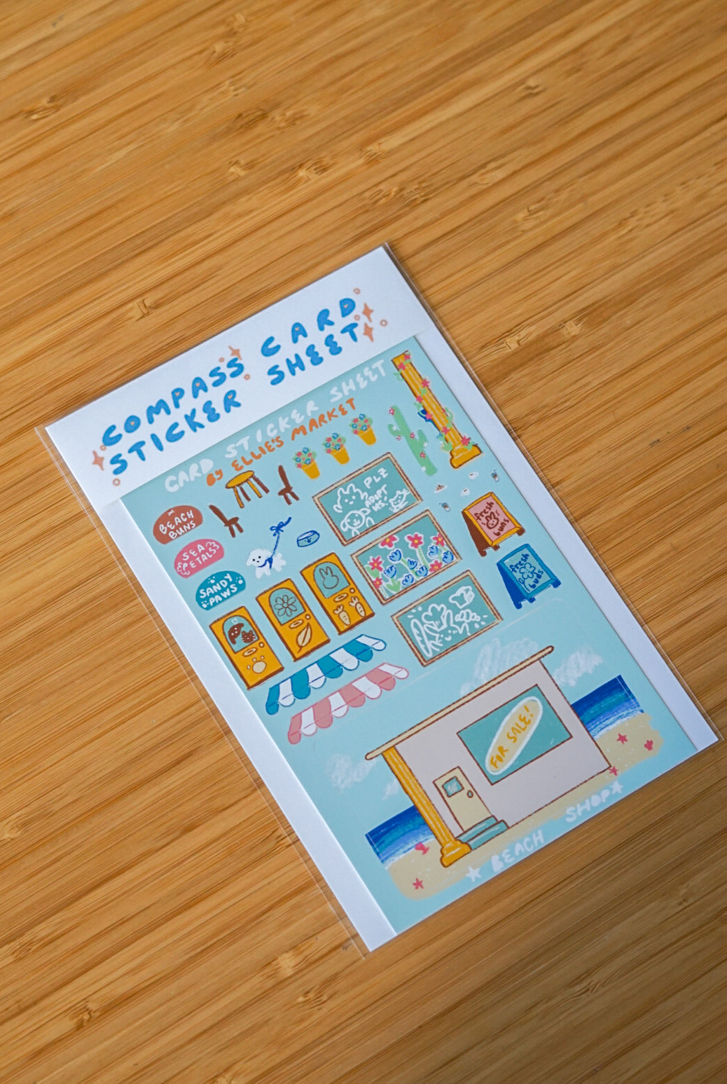 Card DIY Sheet - BEACH BUSINESS