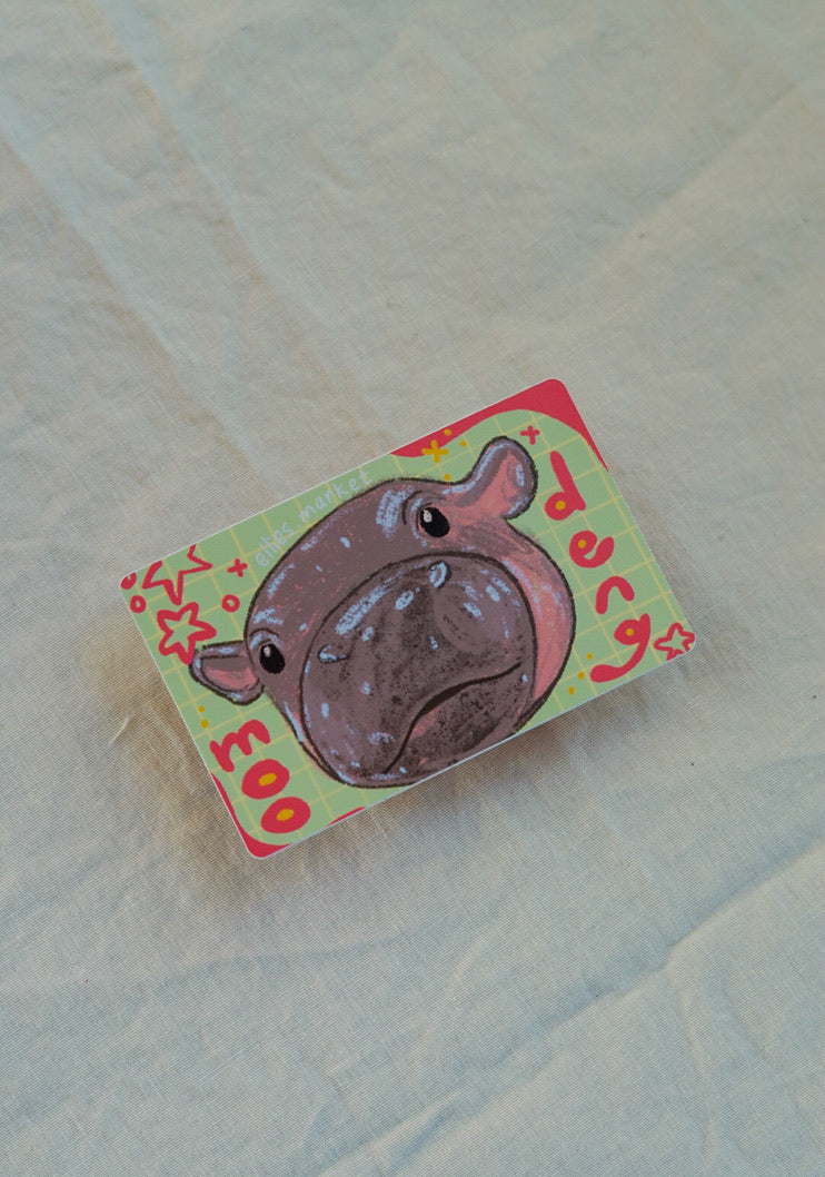 Card Sticker - MOO DENG