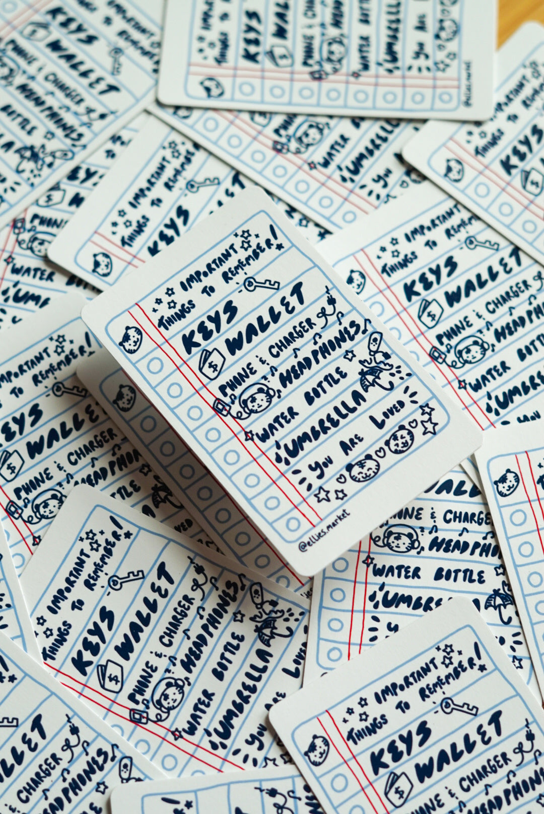 Card Sticker - REMINDER LIST