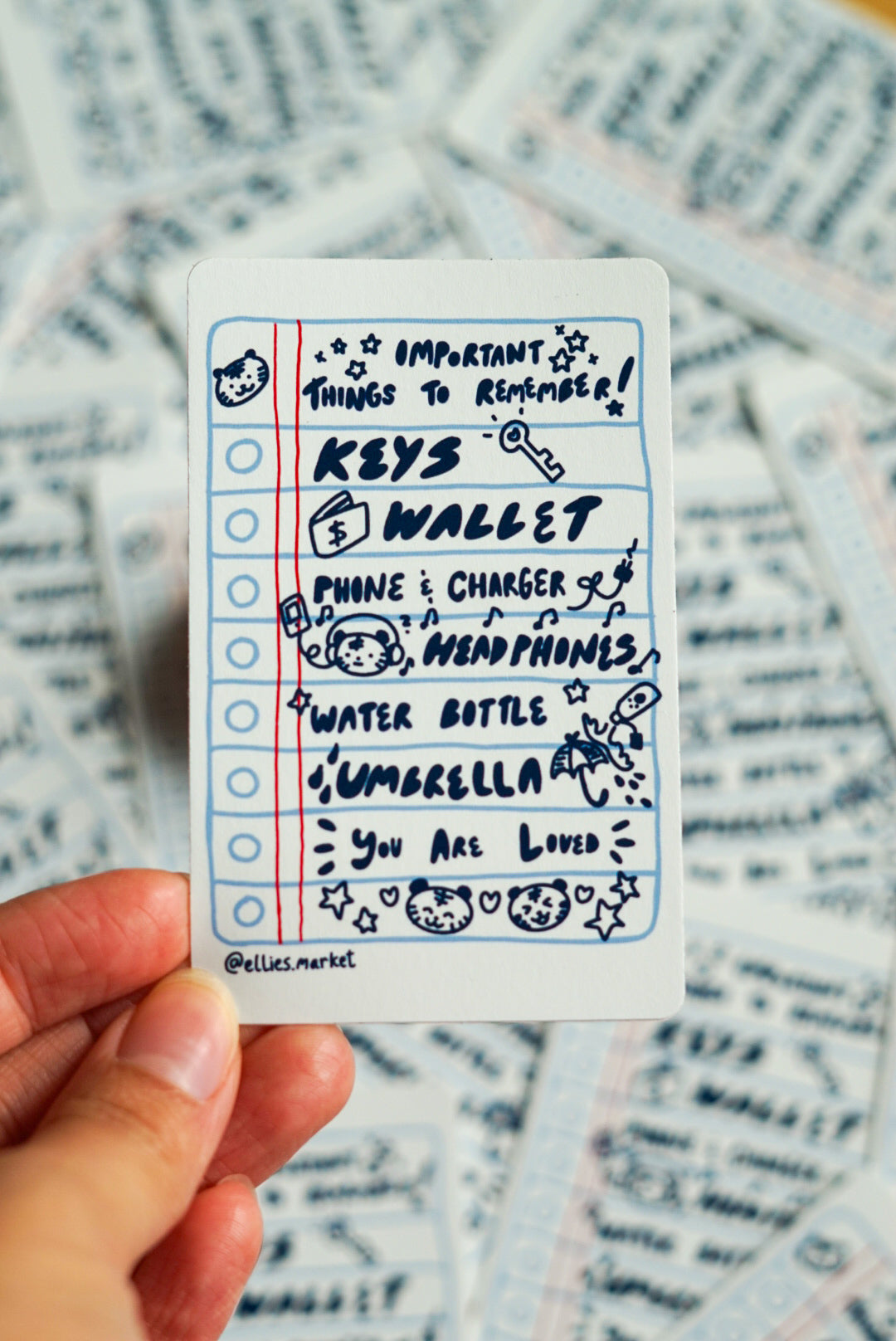 Card Sticker - REMINDER LIST