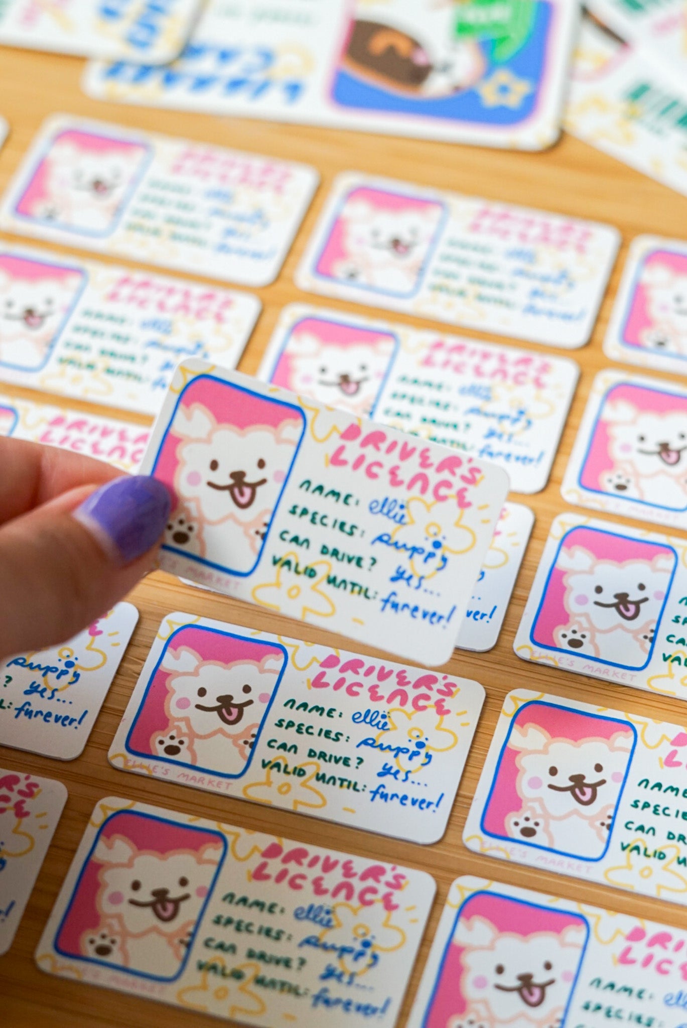 MINI CARD STICKERS - Compass Keychain Sticker (PACK OF 2)