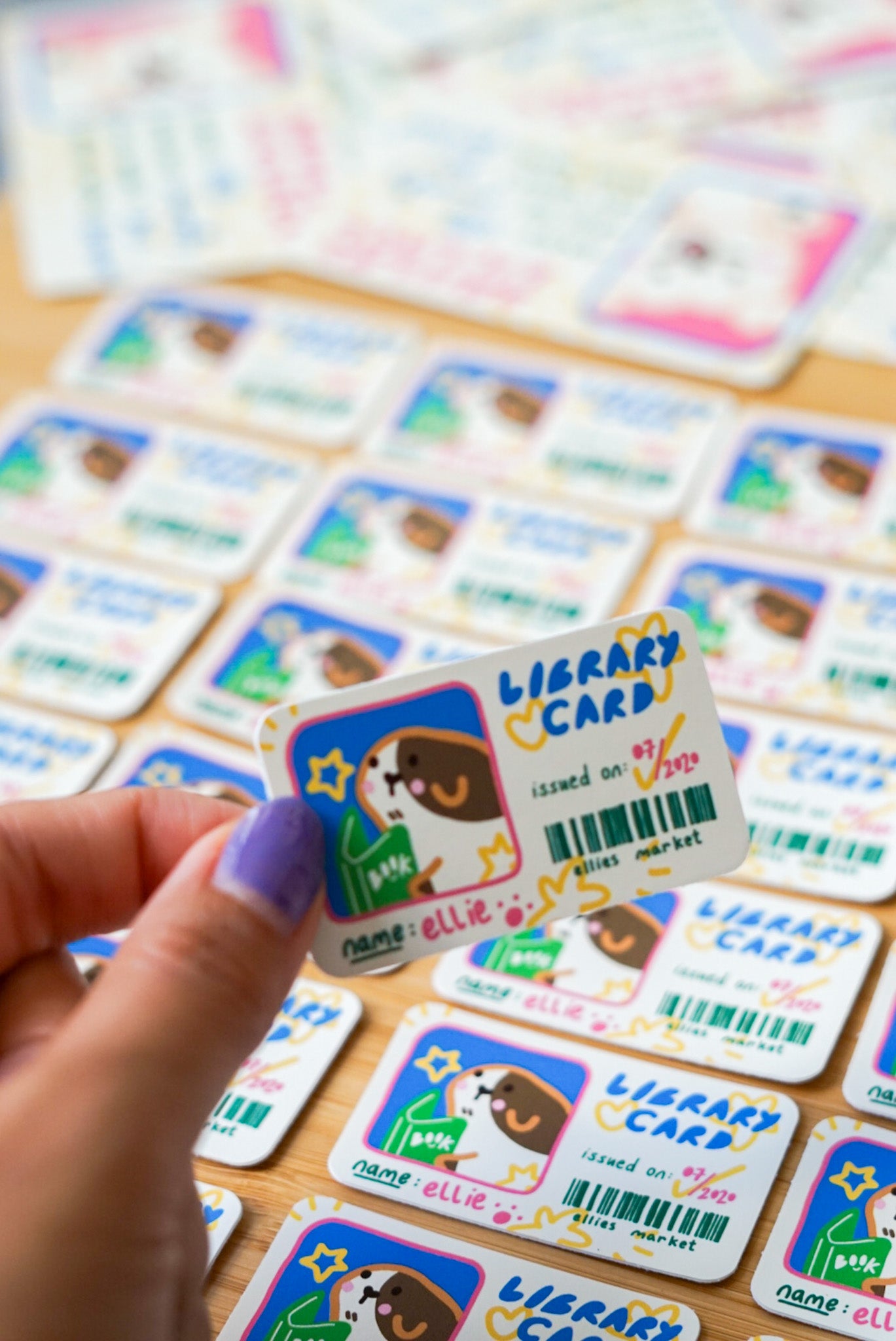 MINI CARD STICKERS - Compass Keychain Sticker (PACK OF 2)