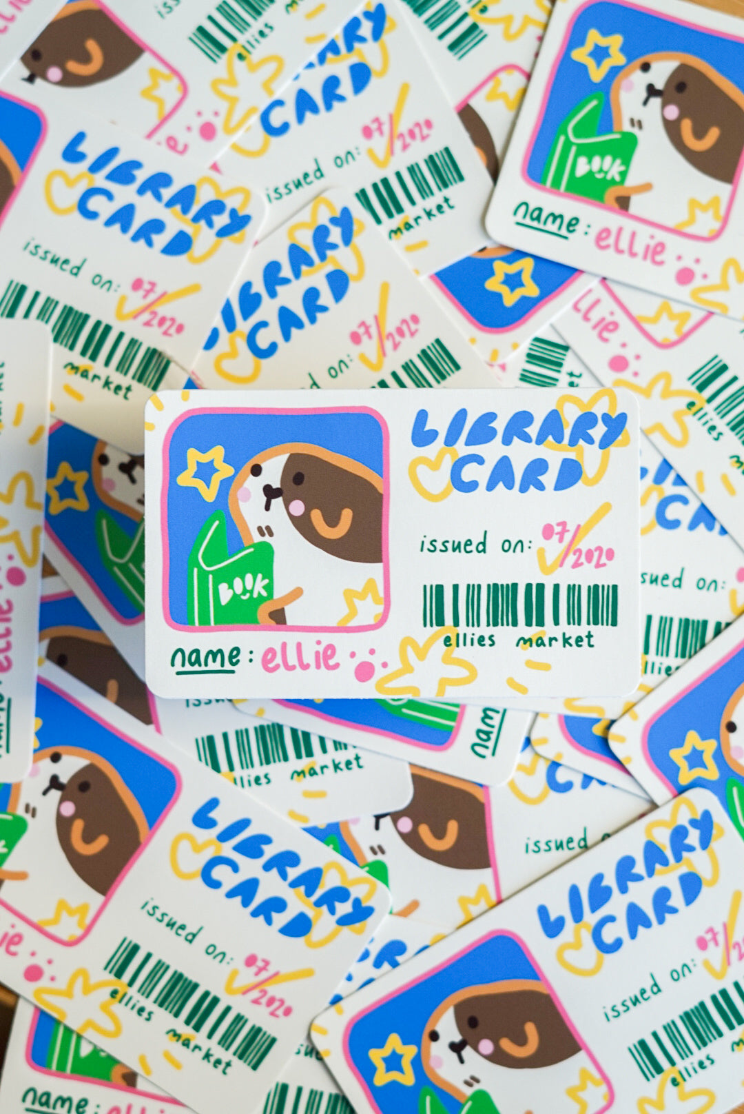 Card Sticker - LIBRARY CARD