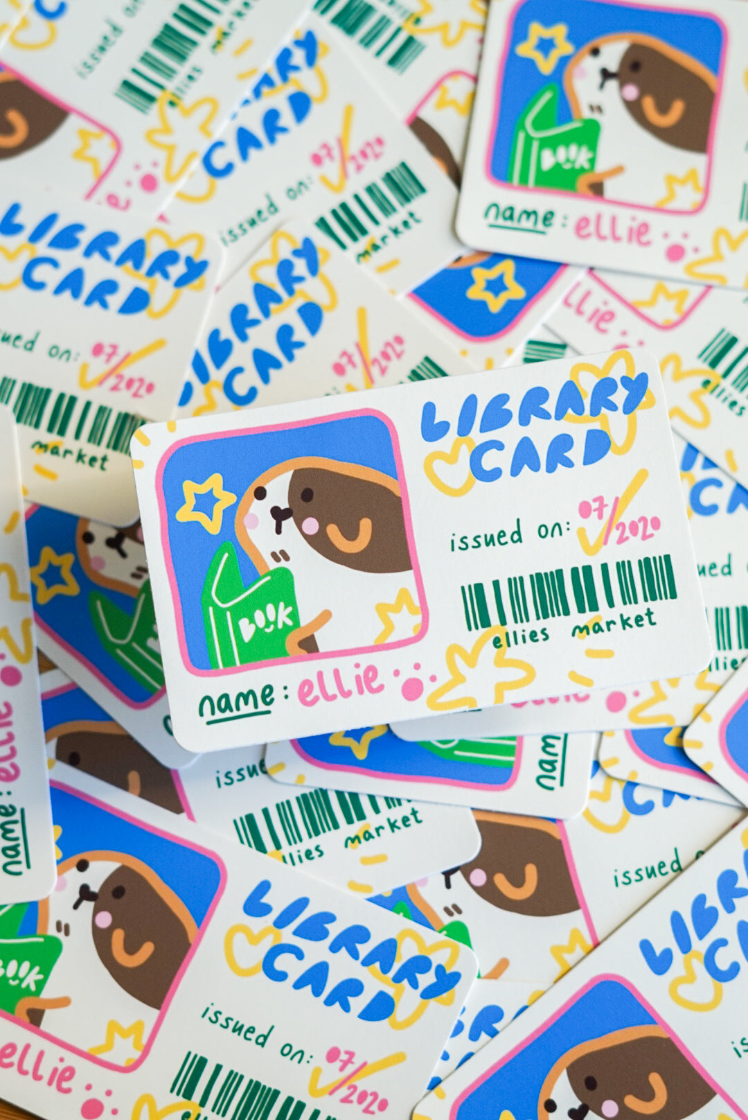 Card Sticker - LIBRARY CARD