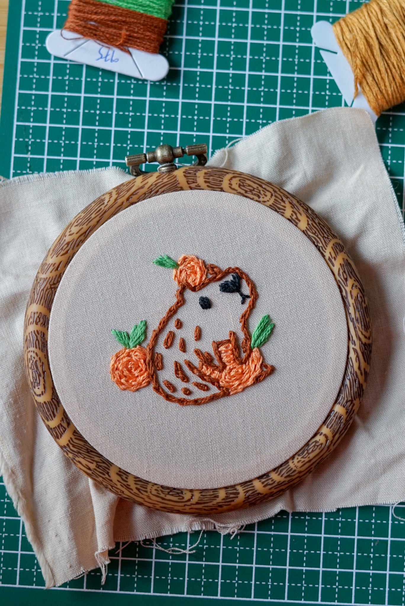 Embroidery Kit (Beginner) - CAPYBARA
