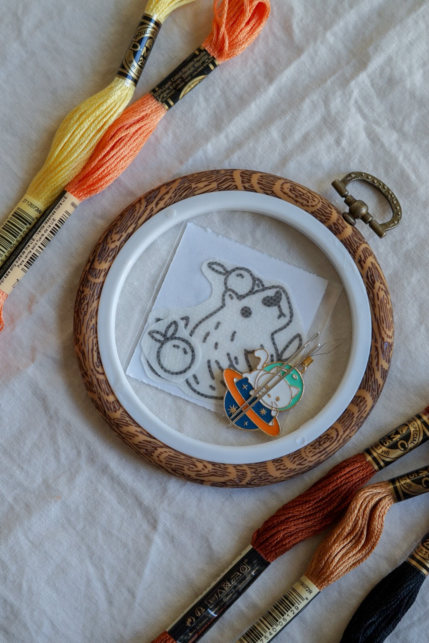 Embroidery Kit (Beginner) - CAPYBARA