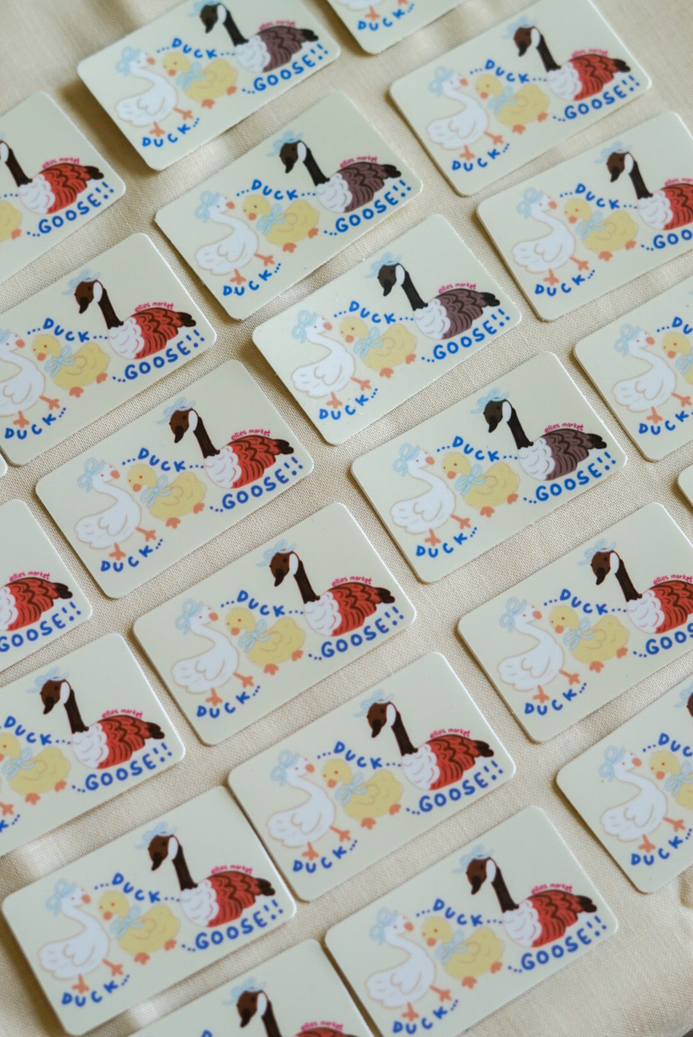 MINI CARD STICKERS - Compass Keychain Sticker (PACK OF 2)