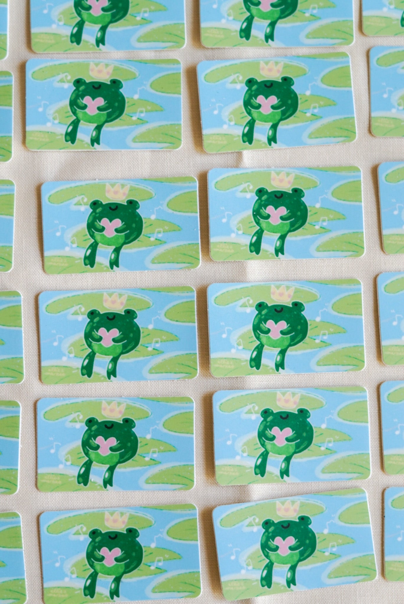 MINI CARD STICKERS - Compass Keychain Sticker (PACK OF 2)