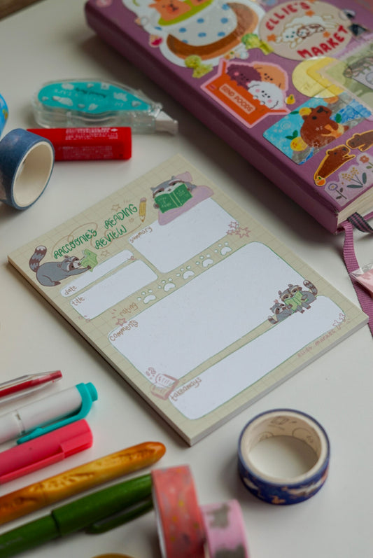 Notepad - BOOK REVIEW (non sticky)