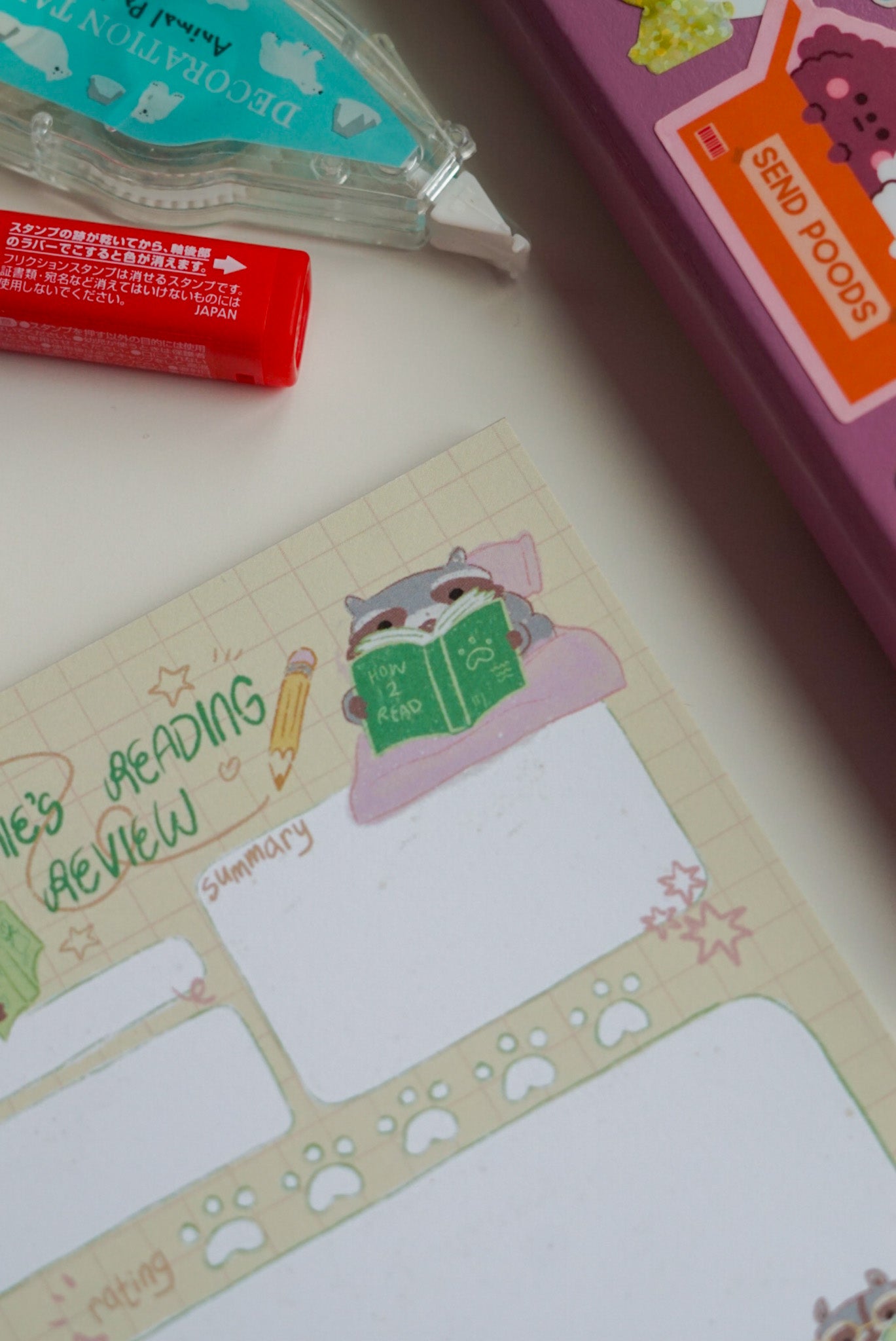 Notepad - BOOK REVIEW (non sticky)