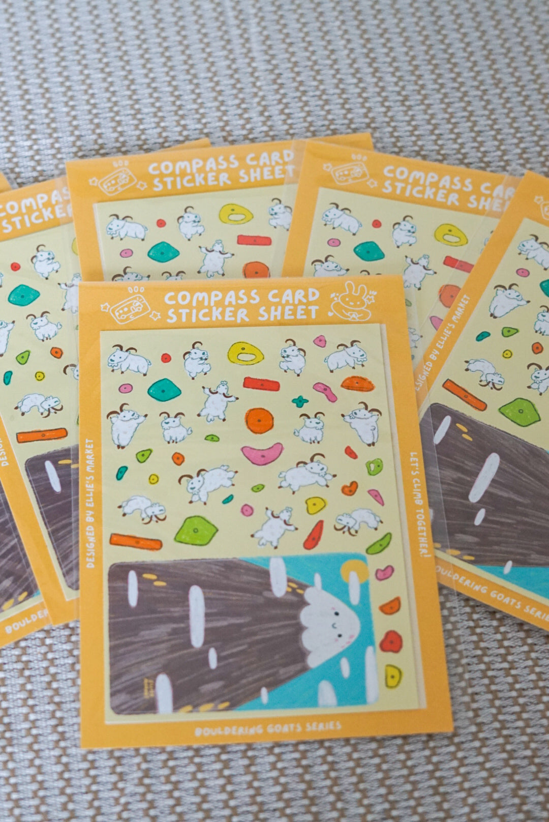Card DIY Sheet - CLIMBING GOATS