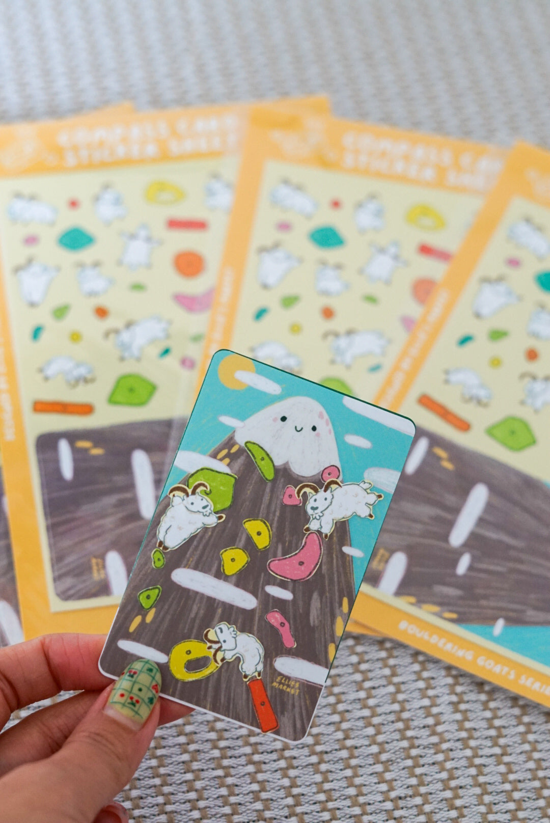 Card DIY Sheet - CLIMBING GOATS