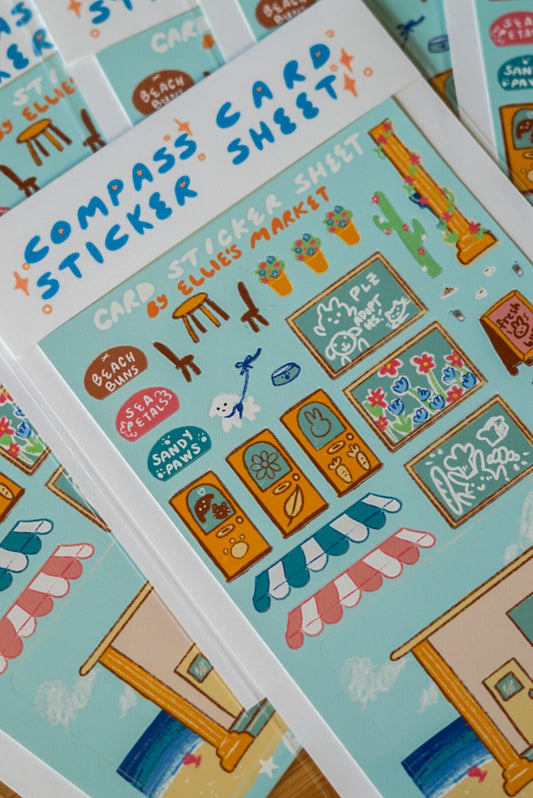 Card DIY Sheet - BEACH BUSINESS