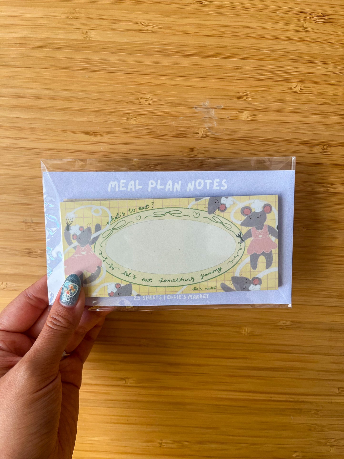 Notepad - MEAL PLAN (non sticky)