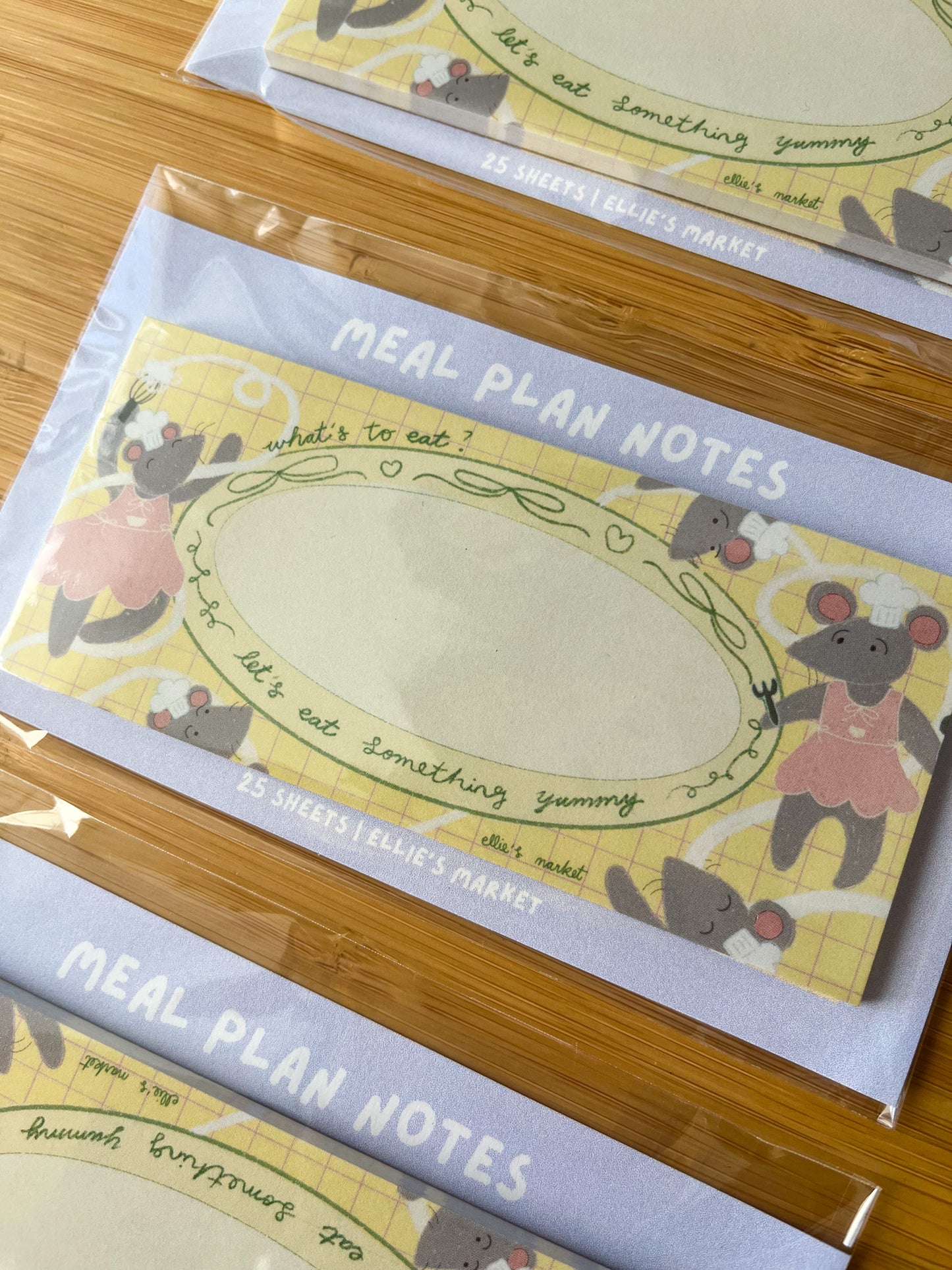 Notepad - MEAL PLAN (non sticky)