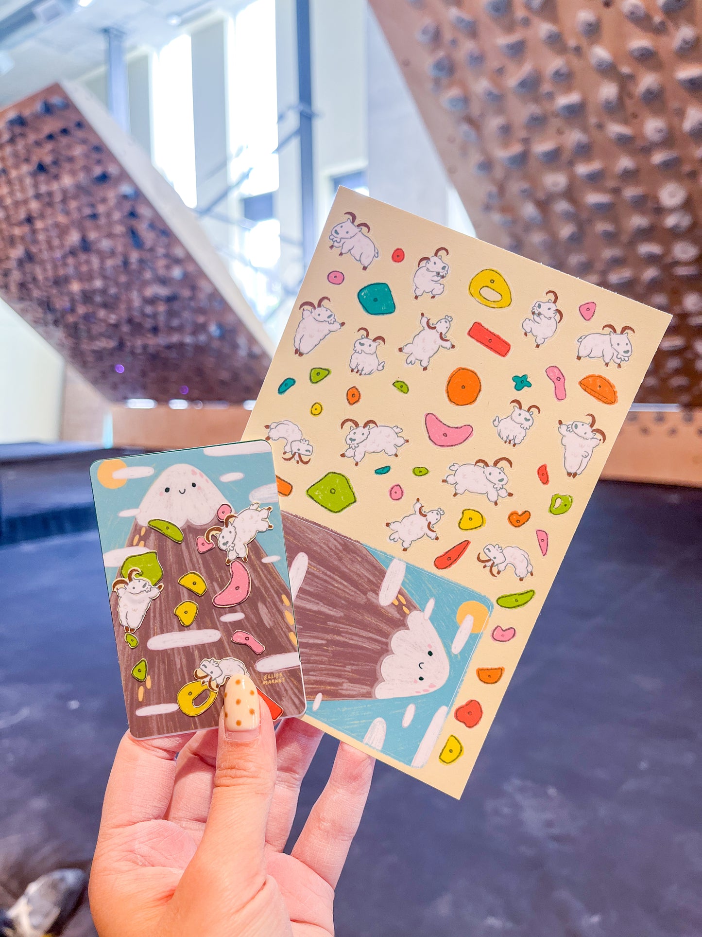 Card DIY Sheet - CLIMBING GOATS