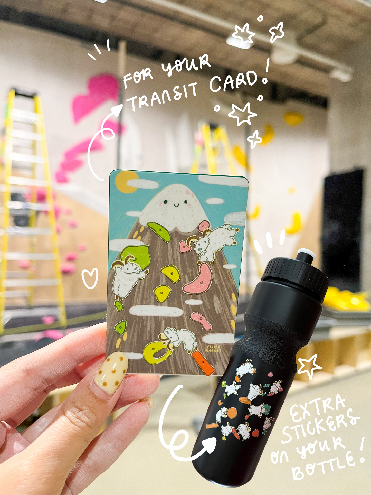 Card DIY Sheet - CLIMBING GOATS