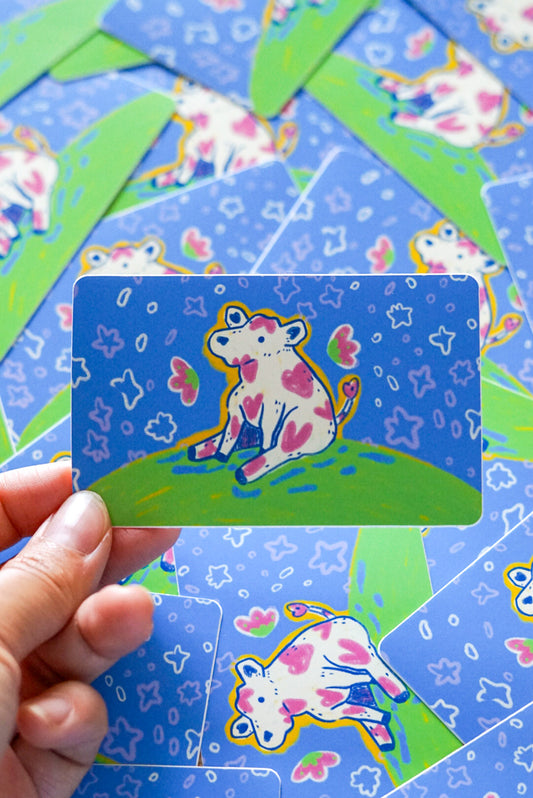 Card Sticker - COW