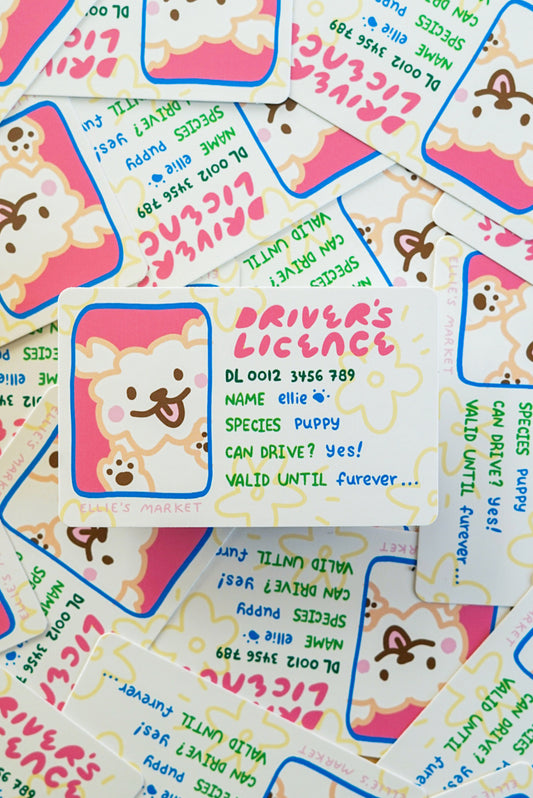 Card Sticker - DRIVERS LICENCE
