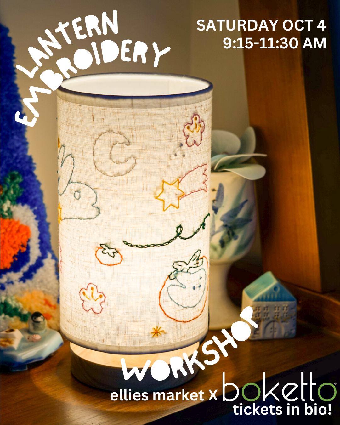 LANTERN EMBROIDERY WORKSHOP