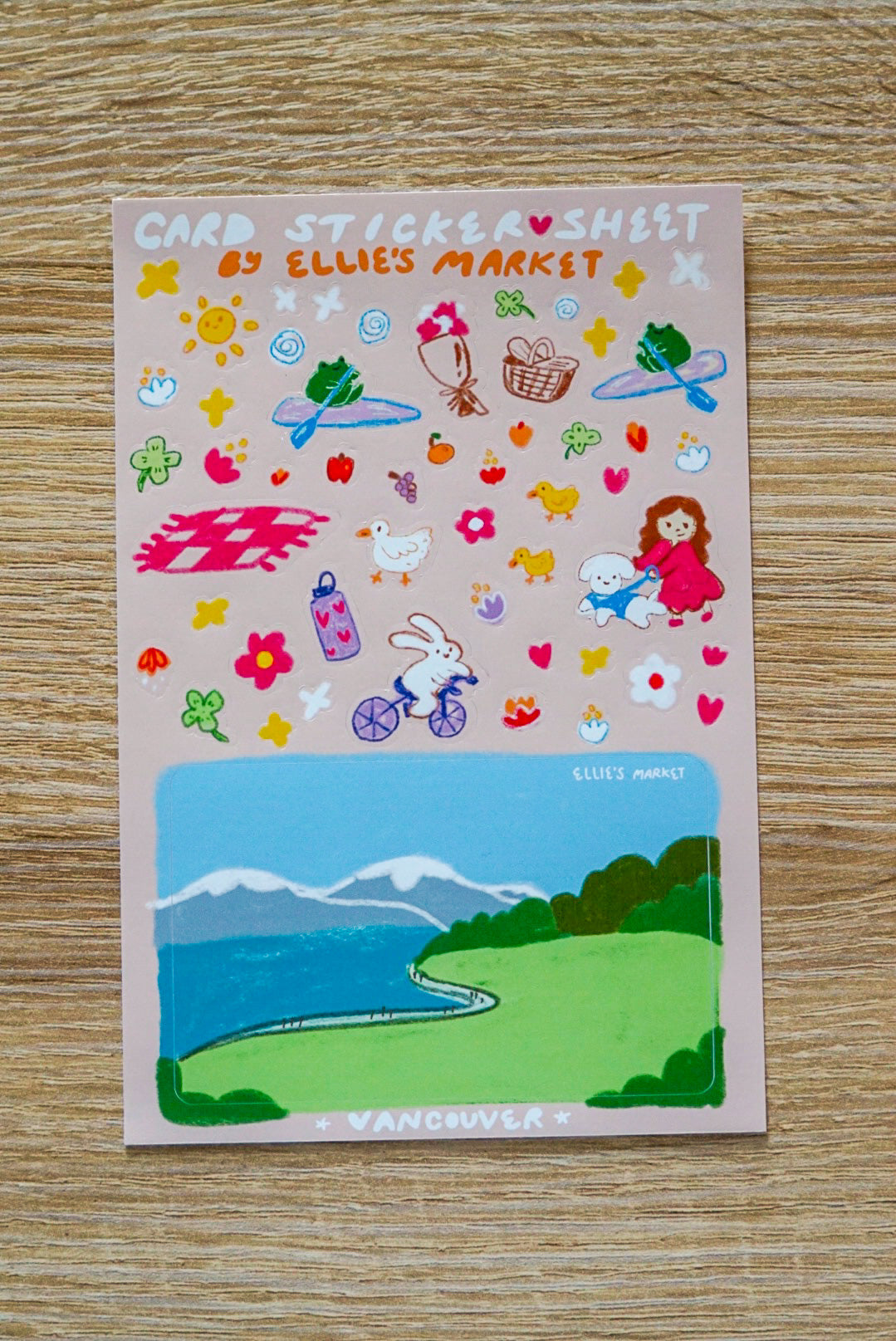 Card DIY Sheet - VANCOUVER